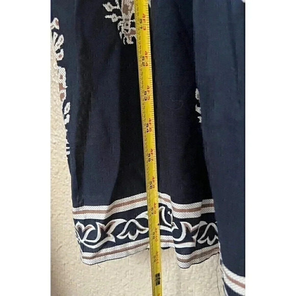 Kori America Womens Navy Blue Floral Off The Shoulder Maxi Dress Size S - Picture 6 of 12